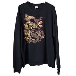 OLYMPIC TEAM x 2008 Y2K Medal Shirt Beijing China 08 Olympics long sleeve‎ black